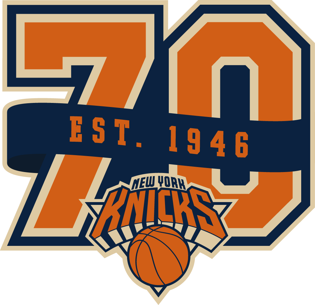 New York Knicks 2017 Anniversary Logo iron on heat transfer v2